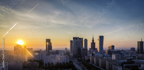 Naklejka metro architektura piękny niebo