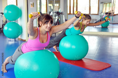 Obraz na płótnie fitness club kobieta sportowy sport fitness