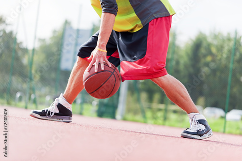 Obraz na płótnie miejski koszykówka lekkoatletka