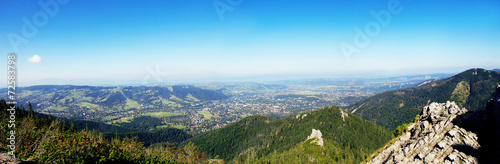 Naklejka pole panorama natura tatry wiejski