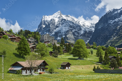 Naklejka panorama natura szwajcaria