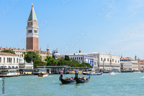 Obraz na płótnie dzwonnica miłość włochy canal grande