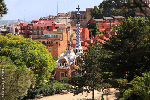 Fotoroleta sztuka natura barcelona