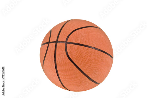Plakat piłka koszykówka na białym tle nikt teksturowanej