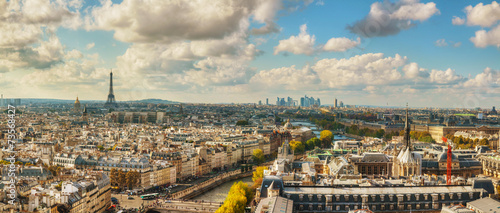 Plakat architektura miejski piękny francja