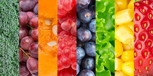 Obraz na płótnie świeży owoc jedzenie warzywo