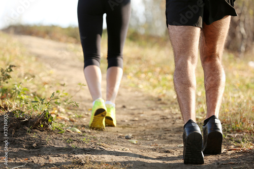 Fototapeta kobieta jogging dziewczynka zdrowy fitness