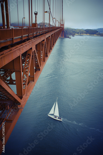 Fotoroleta golden gate kalifornia most