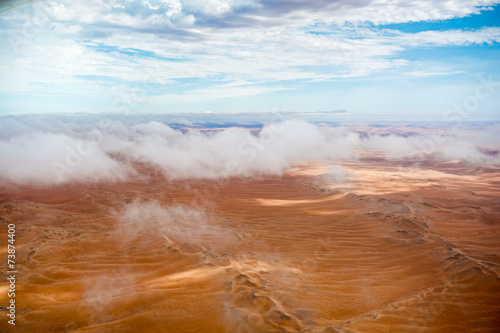 Naklejka afryka pustynia wydma widok