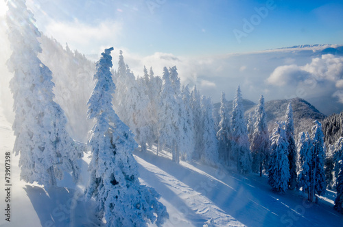 Fotoroleta rumunia panorama góra