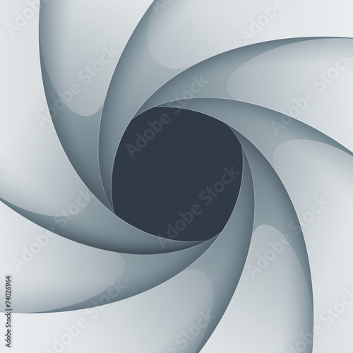 Plakat retro tunel spirala nowoczesny