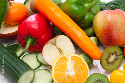 Plakat zdrowie świeży jedzenie owoc natura