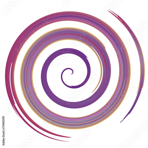 Obraz na płótnie wzór sztuka spirala