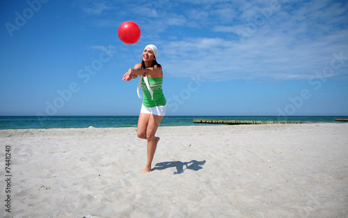 Obraz na płótnie niebo morze plaża