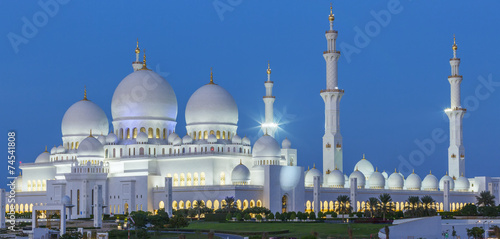 Fotoroleta meczet zatoka niebo