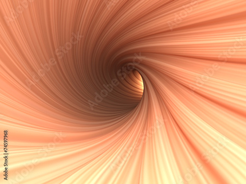 Plakat spirala 3D obraz tunel