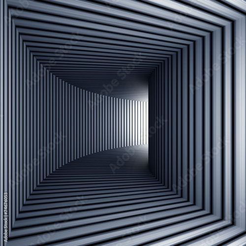 Plakat sztuka perspektywa tunel korytarz wzór
