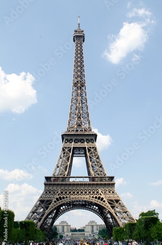 Naklejka notre-dame montmartre francja łuk triumfalny w paryżu paris