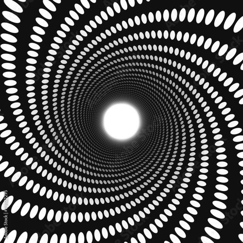 Obraz na płótnie tunel perspektywa sztuka spirala wirowa