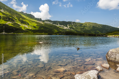 Naklejka natura szczyt woda