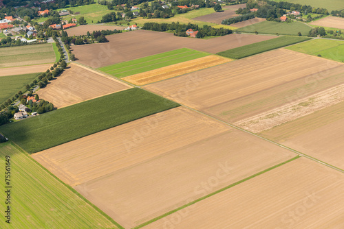 Naklejka natura krajobraz europa panorama pole