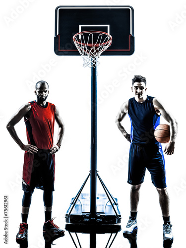 Plakat portret mężczyzna ludzie sport koszykówka