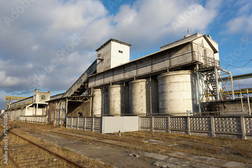 Fotoroleta architektura roślina wieża budynek beton