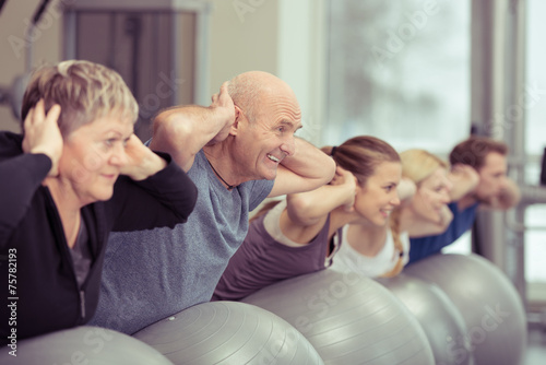 Obraz na płótnie ludzie ruch fitness