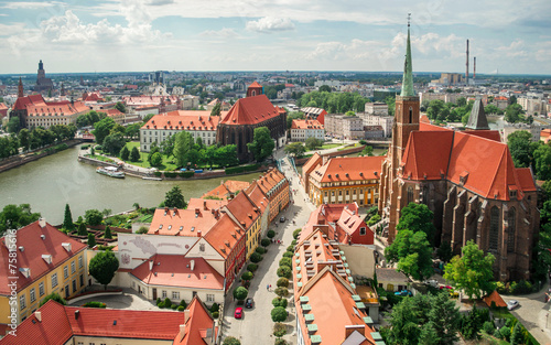 Naklejka woda wieża kościół