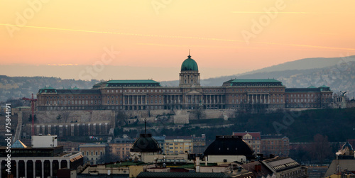 Obraz na płótnie węgry wzgórze europa architektura