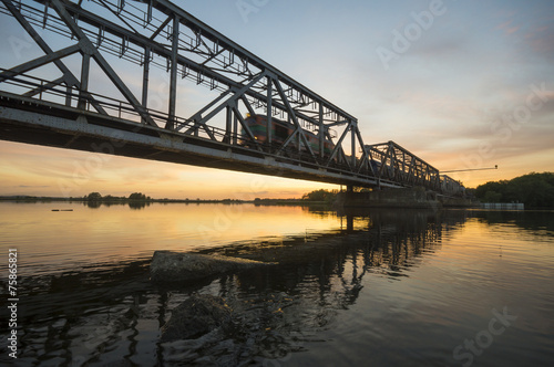 Fototapeta wiadukt krajobraz architektura holandia widok