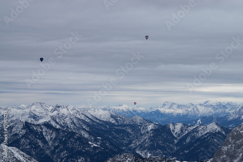 Naklejka austria śnieg alpy góra szczyt