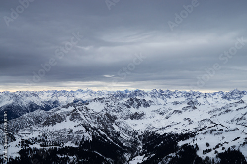 Fotoroleta krajobraz góra szczyt alpy