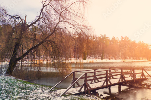 Fotoroleta pejzaż miejski krajobraz natura