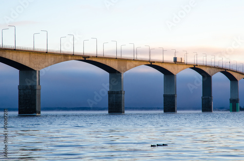Naklejka most szwecja skandynawia architektura