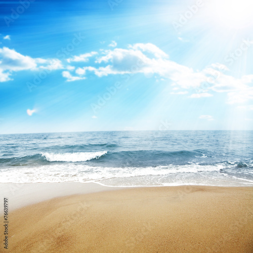 Fototapeta krajobraz fala plaża piękny natura
