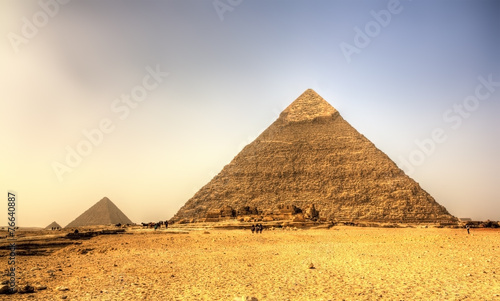 Obraz na płótnie stary architektura niebo piramida