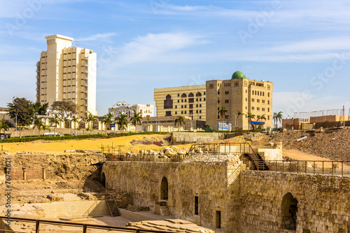 Obraz na płótnie egipt stary miejski park