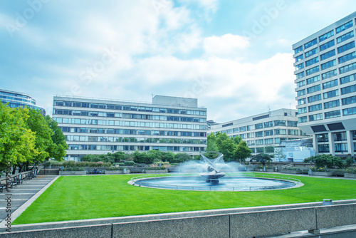 Plakat architektura zdrowie panorama londyn