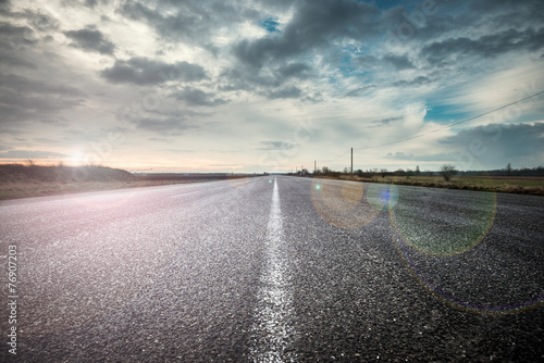 Obraz na płótnie autostrada widok droga prędkość miejsce