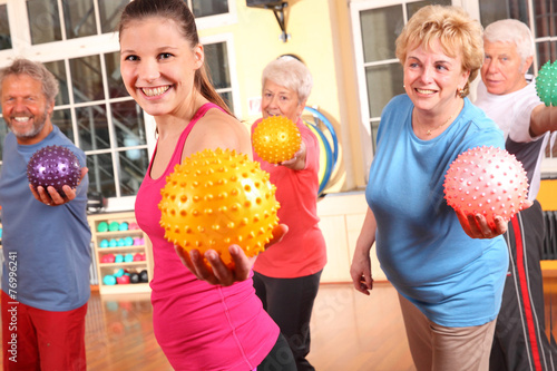 Naklejka stary zdrowy fitness club siłownia sportowy