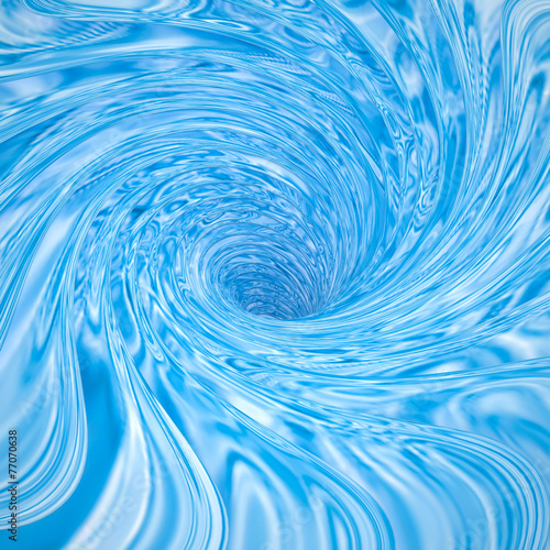 Plakat spirala wzór tunel