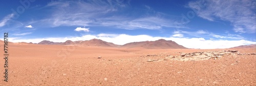 Plakat nasa pustynia panorama chile