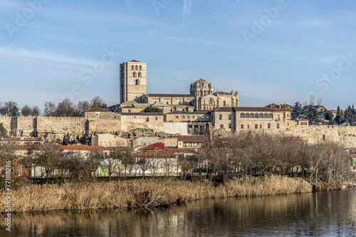 Naklejka panoramiczny pejzaż katedra