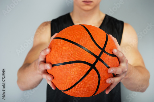 Obraz na płótnie mężczyzna sport koszykówka