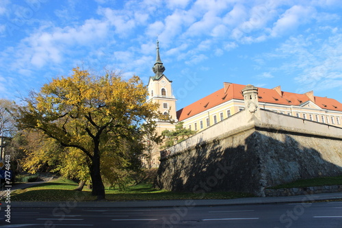 Obraz na płótnie zamek jesień polen