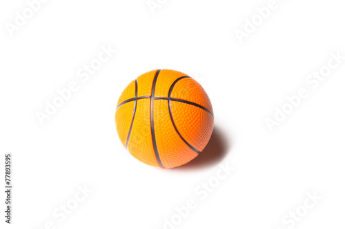 Plakat koszykówka sport piłka czarny pomarańczowy