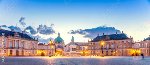 Obraz na płótnie architektura zamek dania pałac