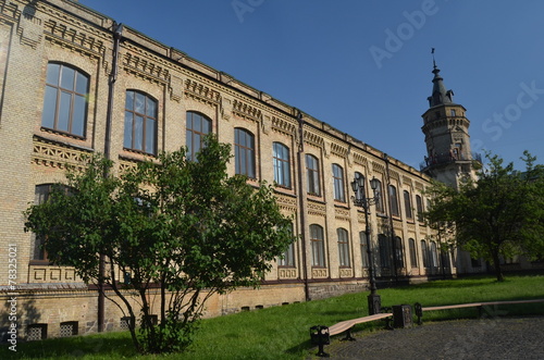 Fotoroleta miejski wojskowy architektura wieża park