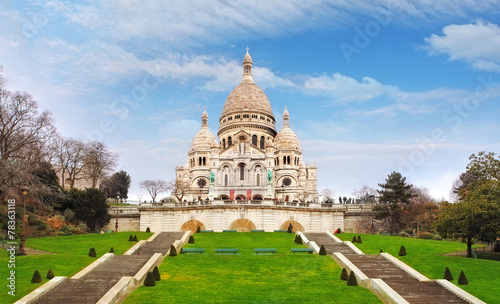 Fotoroleta niebo francja montmartre